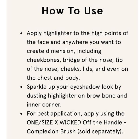 ONE/SIZE by Patrick Starrr O/S X WICKED - Spotlight Highlighter Limited Edition - Picture 7 of 7